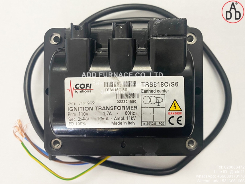 Cofi Ignition Transformer TRS818C-S6 (1)